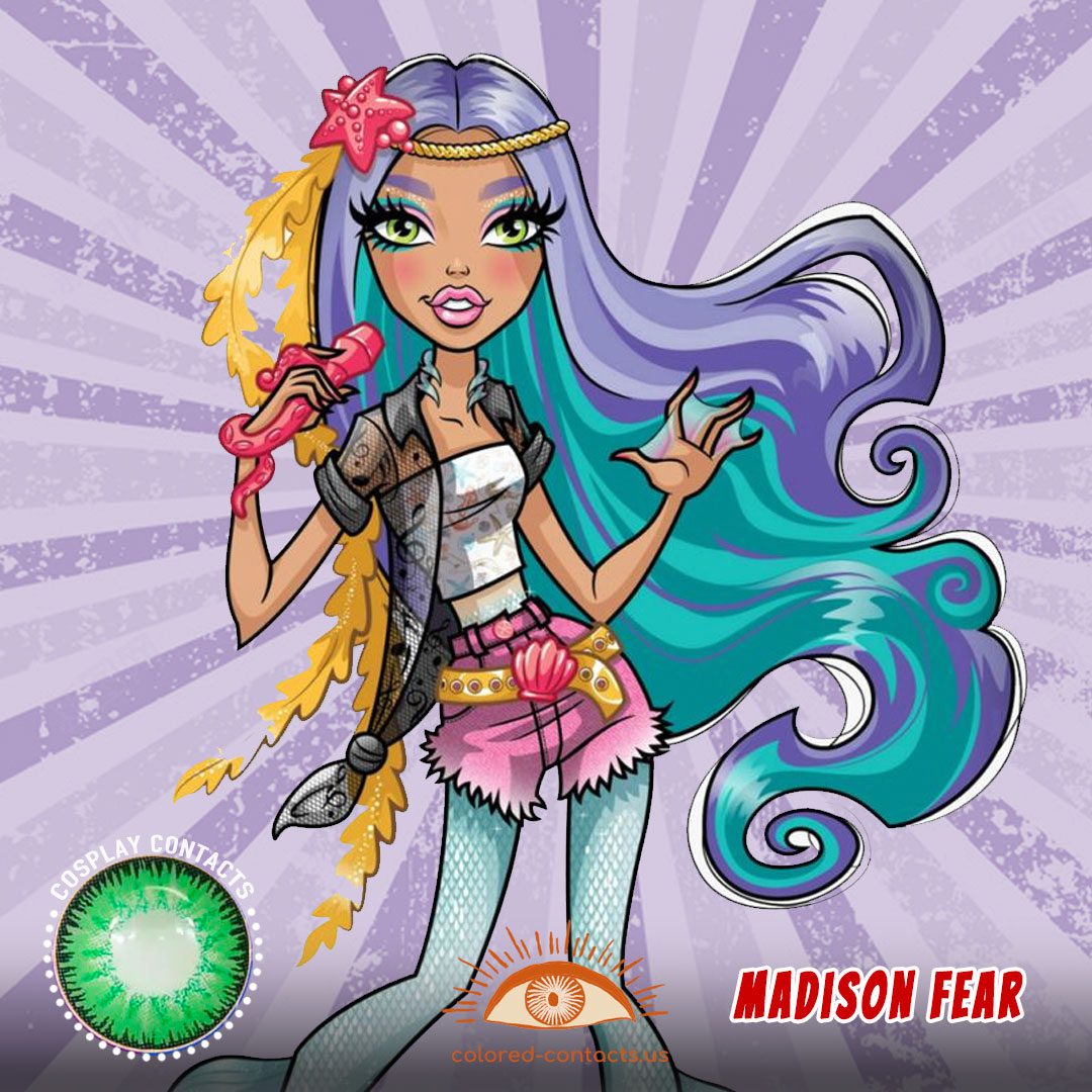 Monster High : Madison Fear Cosplay Contact Lenses - image 1