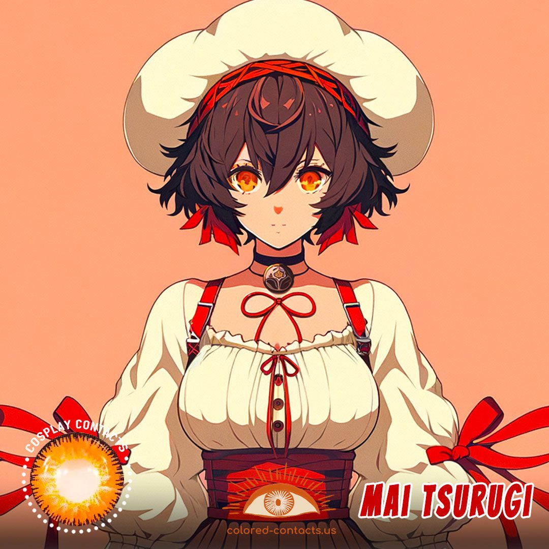 Mai Tsurugi Cosplay Contact Lenses - image 1