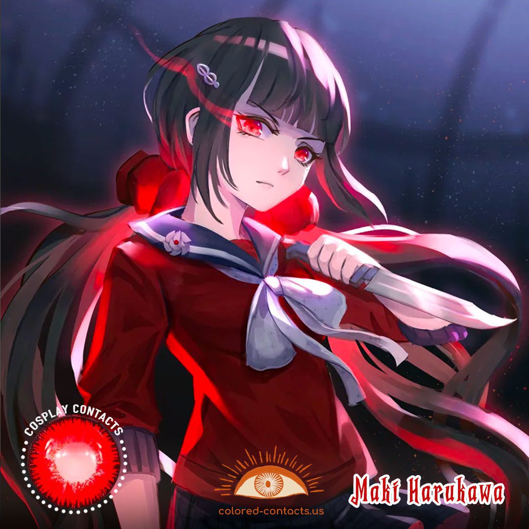 Maki Harukawa Cosplay Contacts - image 1