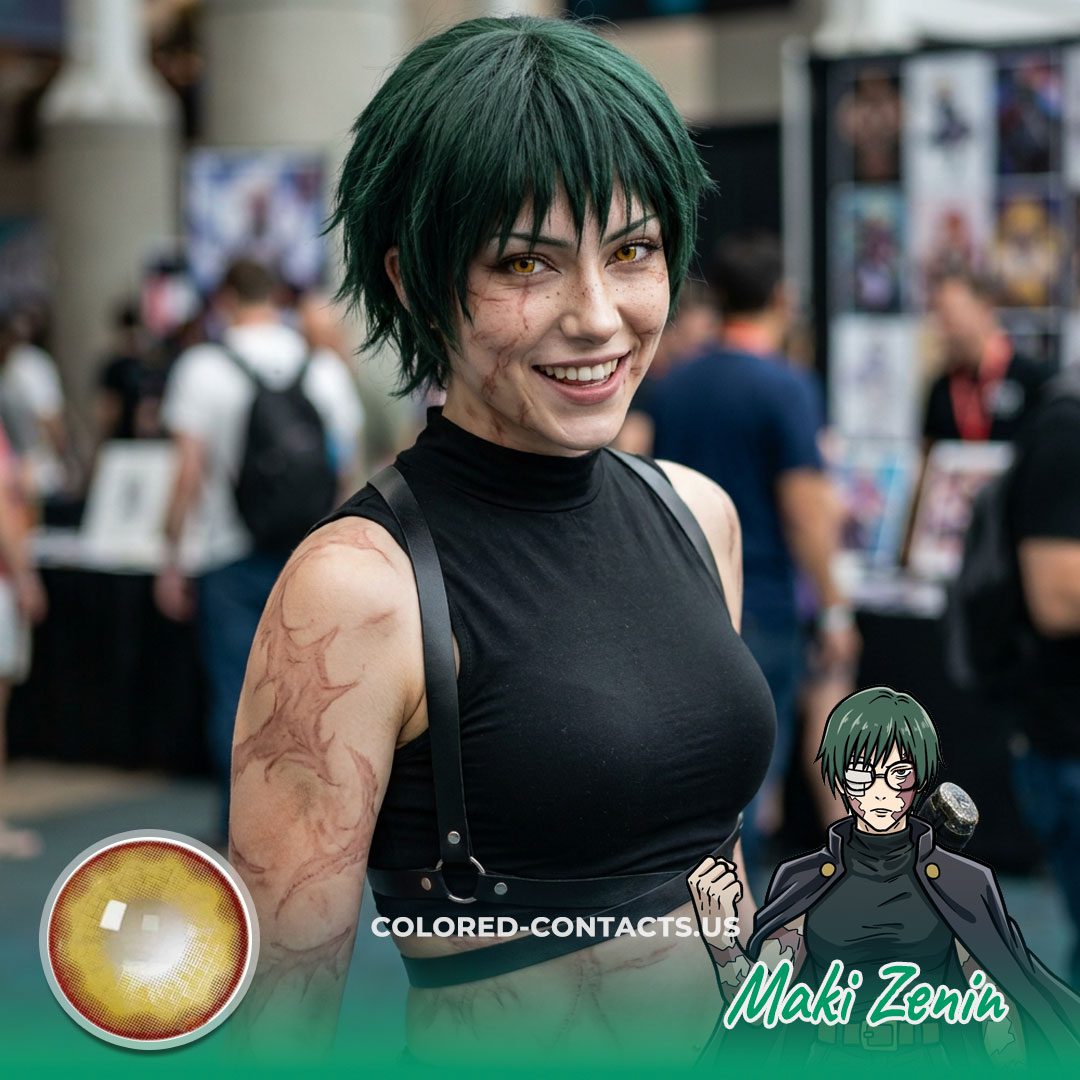 Maki Zenin Cosplay Contact Lenses - image 1