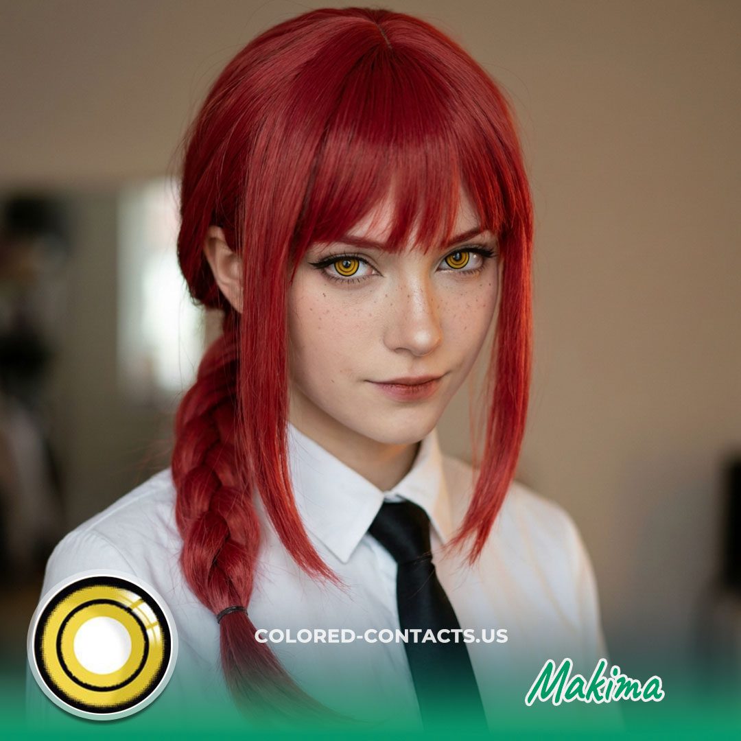 Makima Cosplay Colored Contact Lenses V1 - image 1