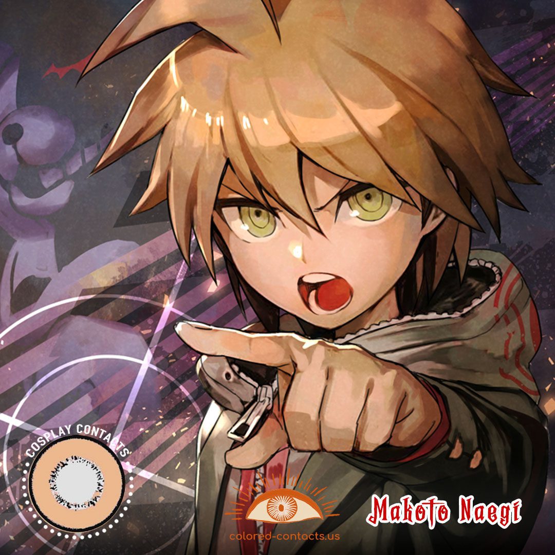 Makoto Naegi Cosplay Contact Lenses - image 1