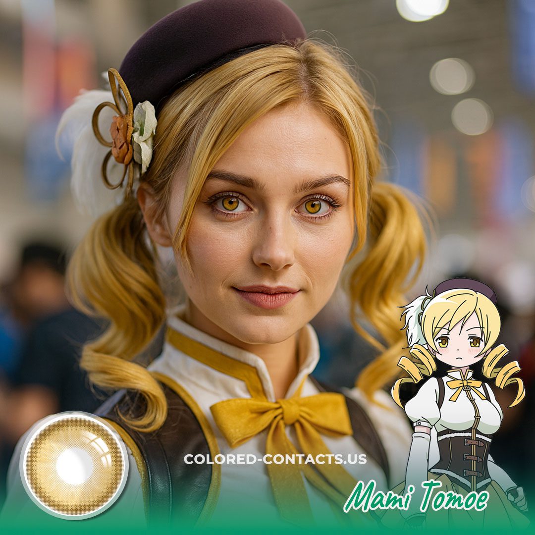 Mami Tomoe Cosplay Contact Lenses - image 1