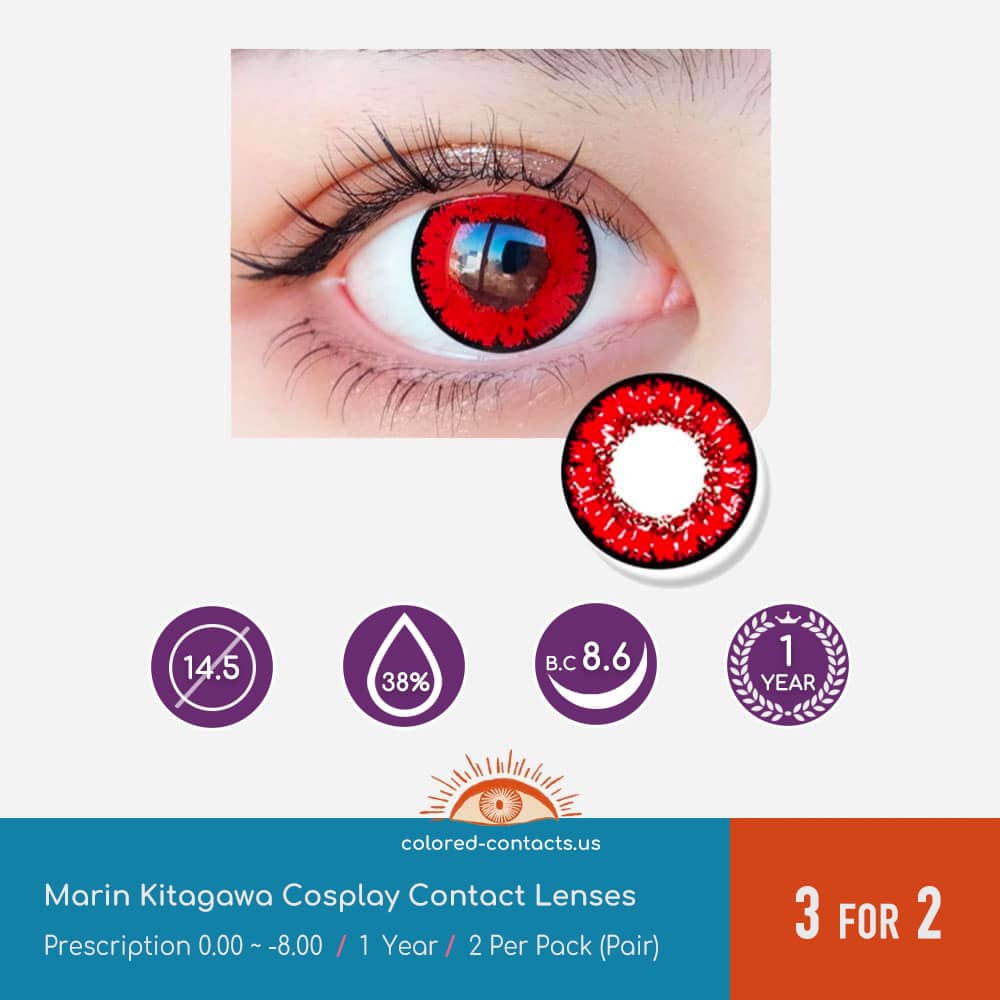 Marin Kitagawa Cosplay Contact Lenses - thumbnail 3