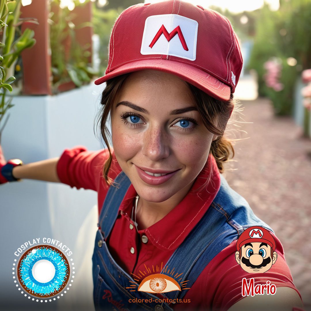 Mario Cosplay Contact Lenses - image 1