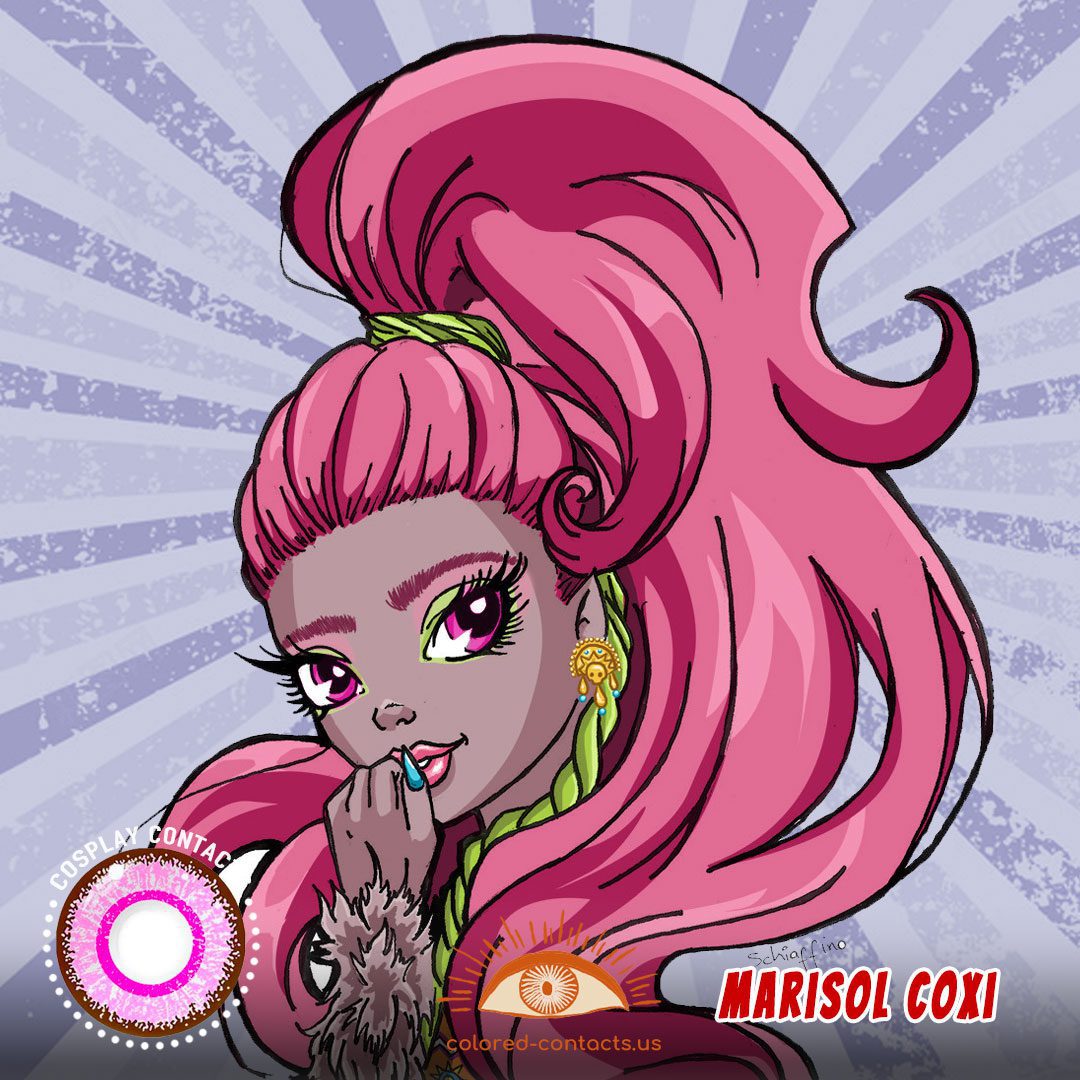 Monster High : Marisol Coxi Cosplay Contact Lenses - image 1
