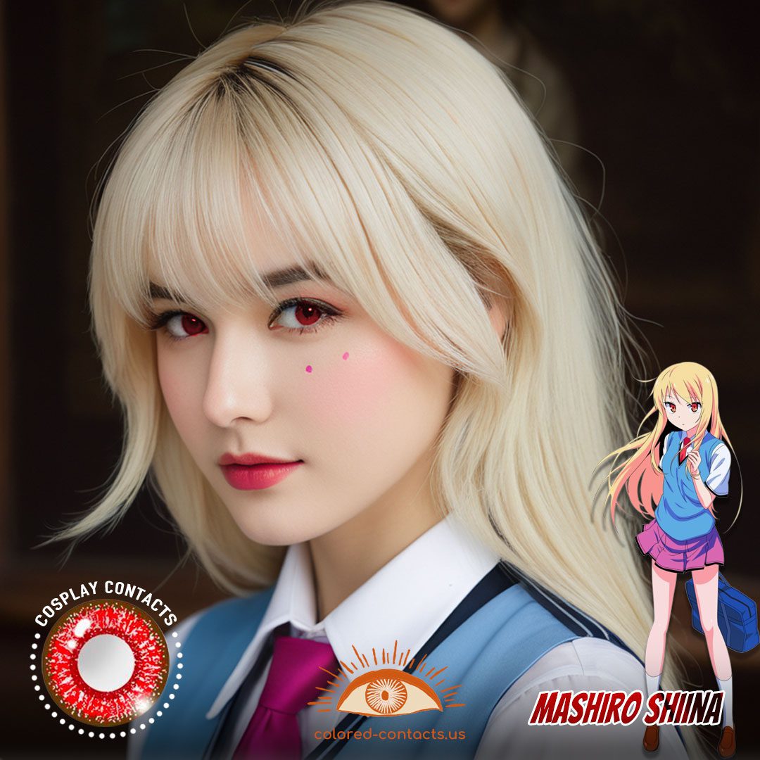 Sakurasou: Mashiro Shiina Cosplay Red Contact Lenses - image 1