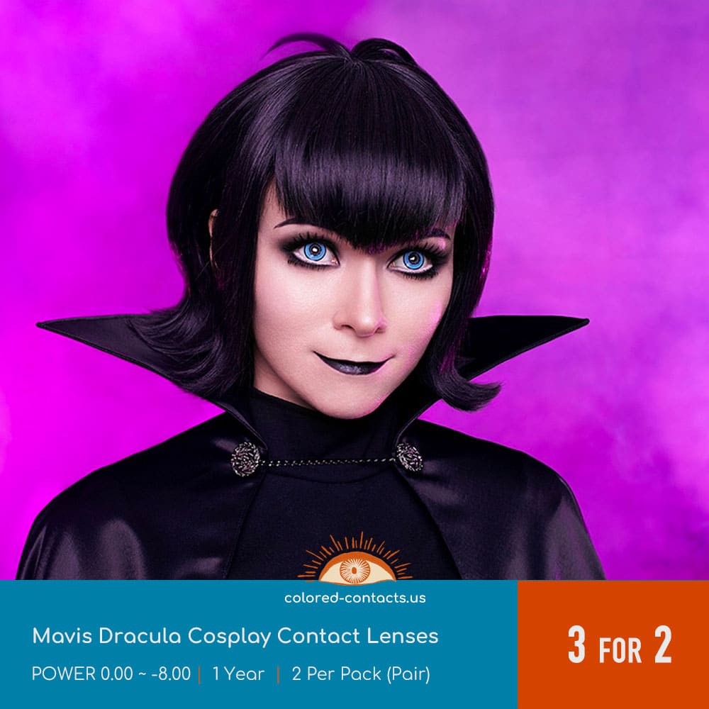 Mavis Dracula Cosplay Contact Lenses - thumbnail 2
