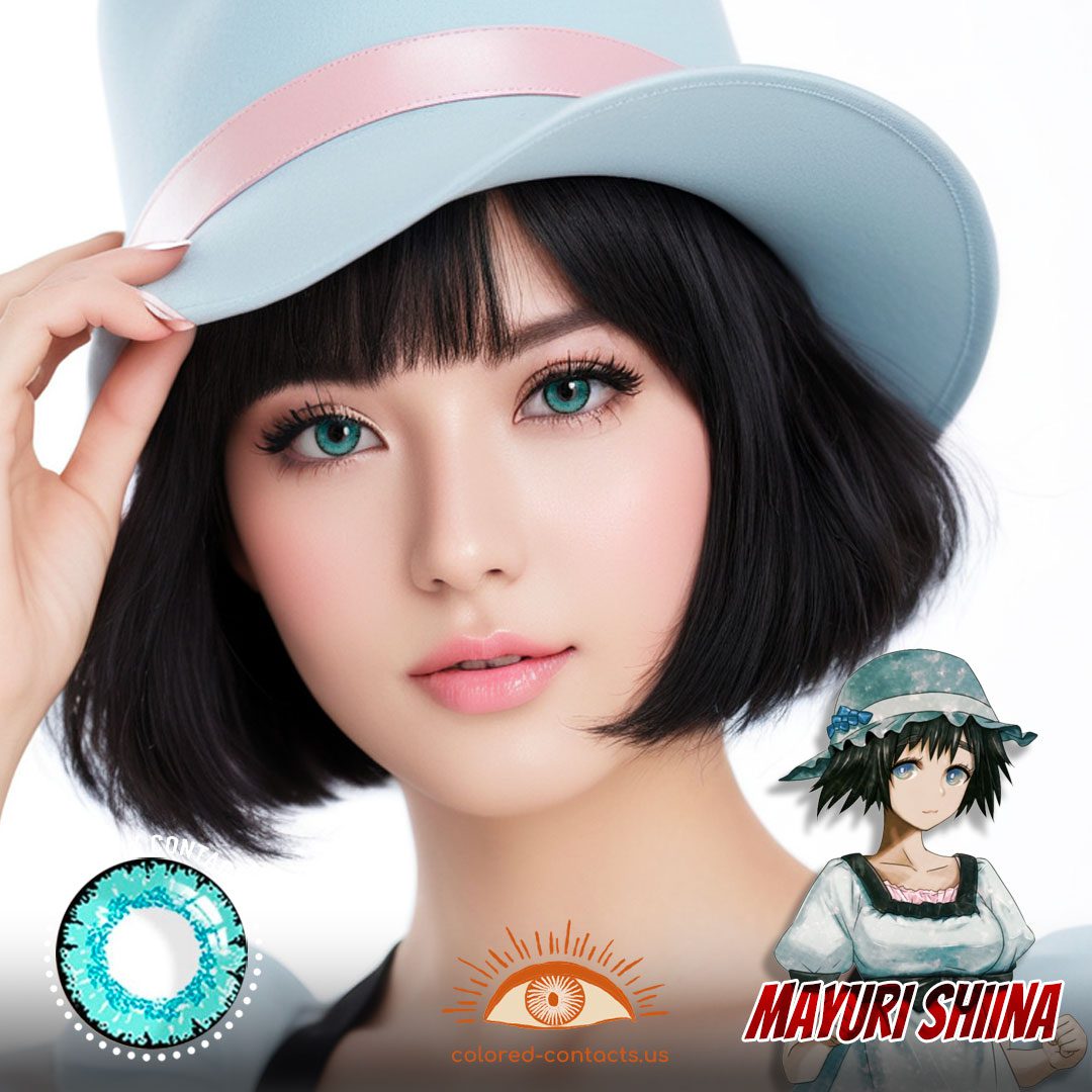 Steins-Gate: Mayuri Shiina Cosplay Blue Contact Lenses - image 1