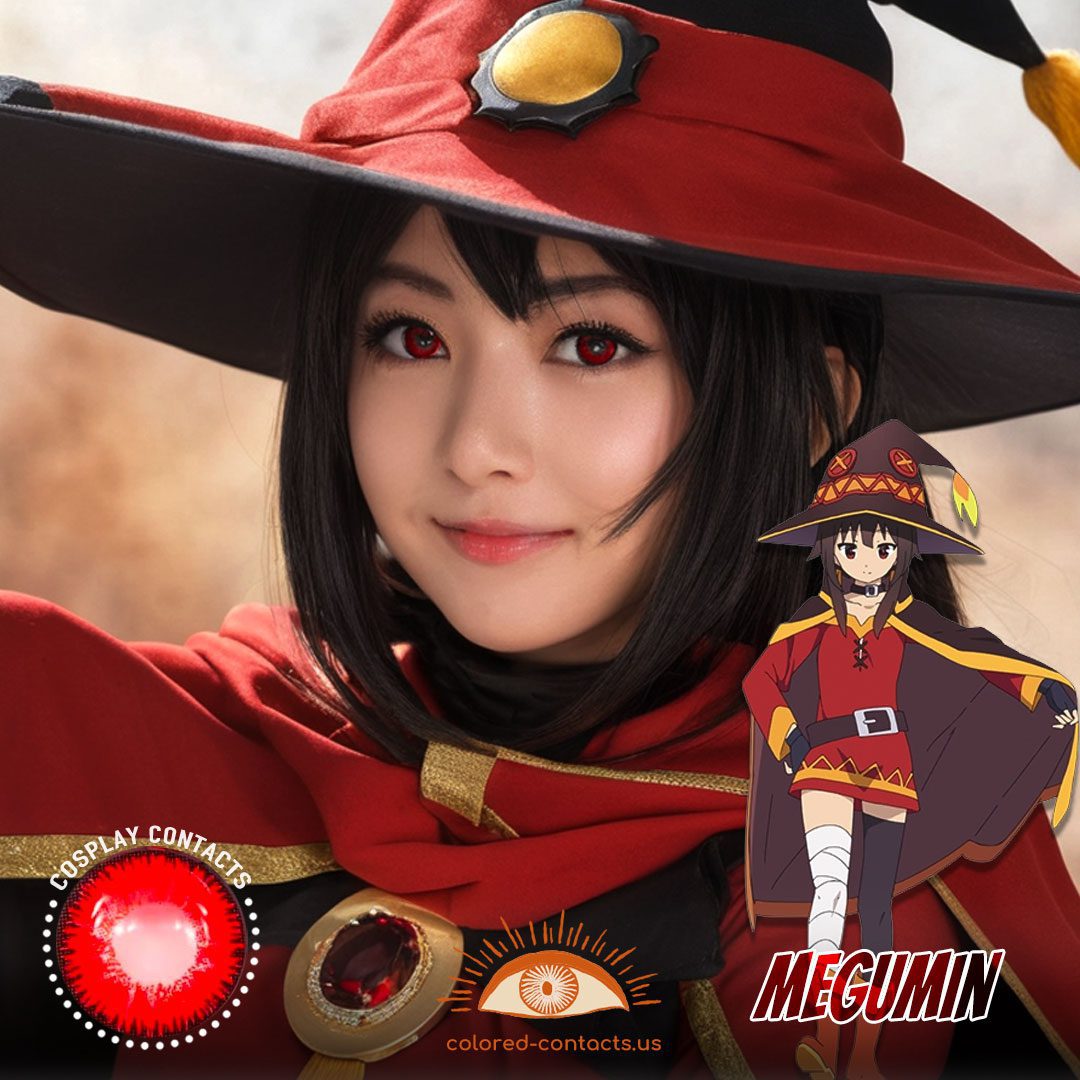 Megumin Cosplay Red Contact Lenses - image 1