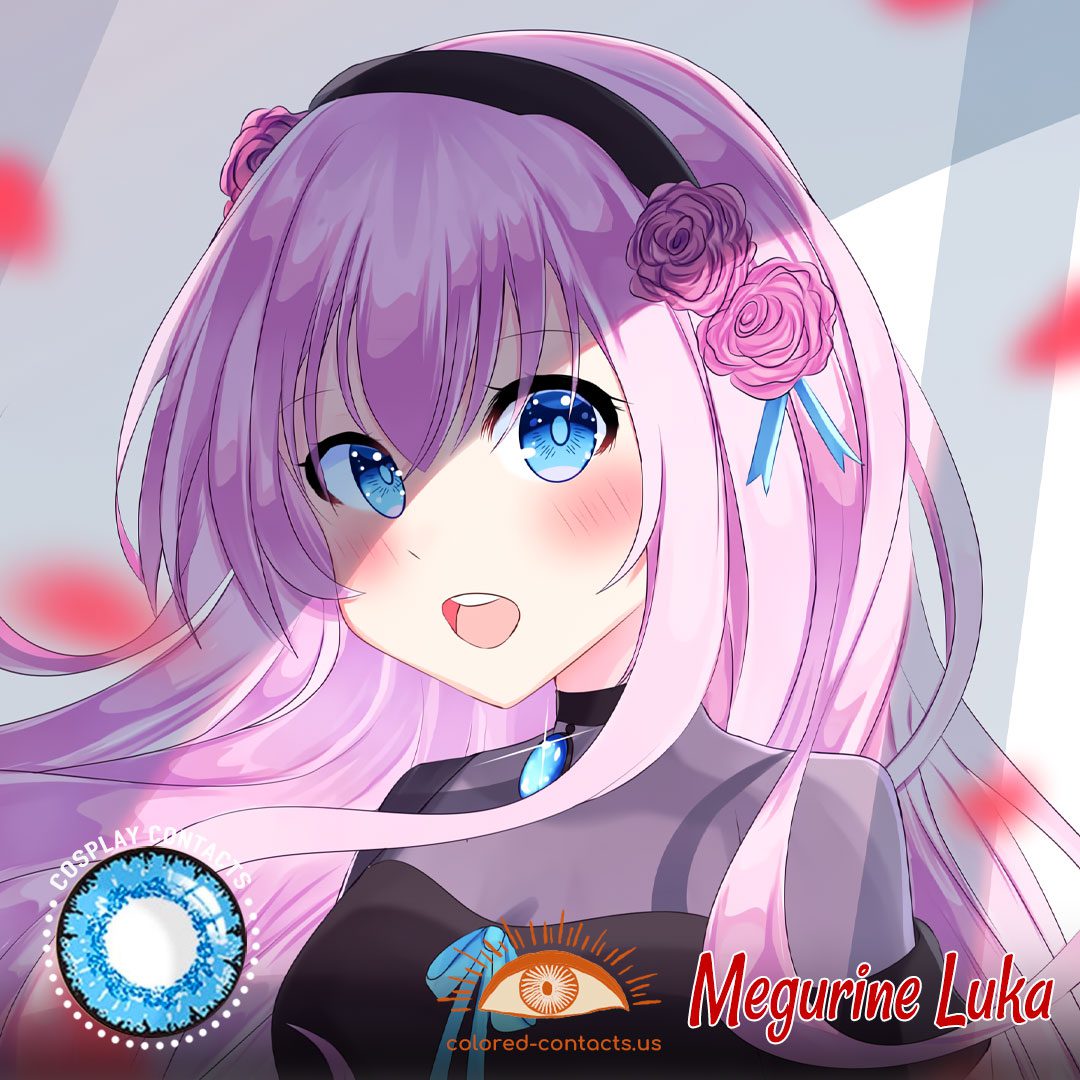 Vocaloid: Megurine Luka Cosplay Contact Lenses - image 1