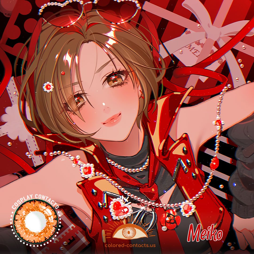 Vocaloid: Meiko Cosplay Contact Lenses - image 1