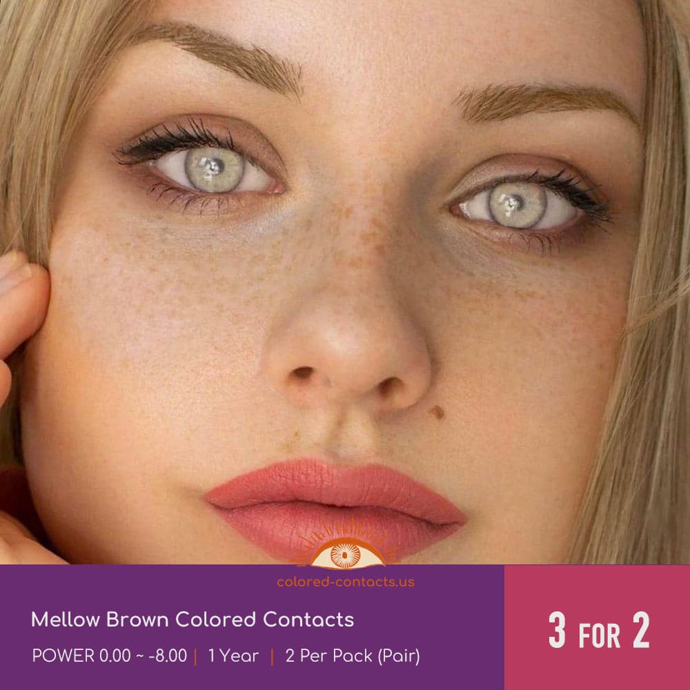Mellow Brown Colored Contacts - thumbnail 2
