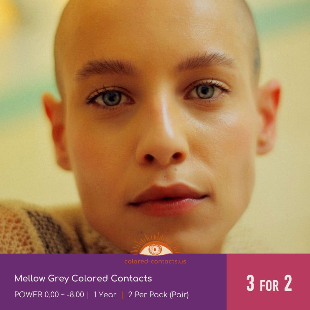 Mellow Grey Colored Contacts - thumbnail 2