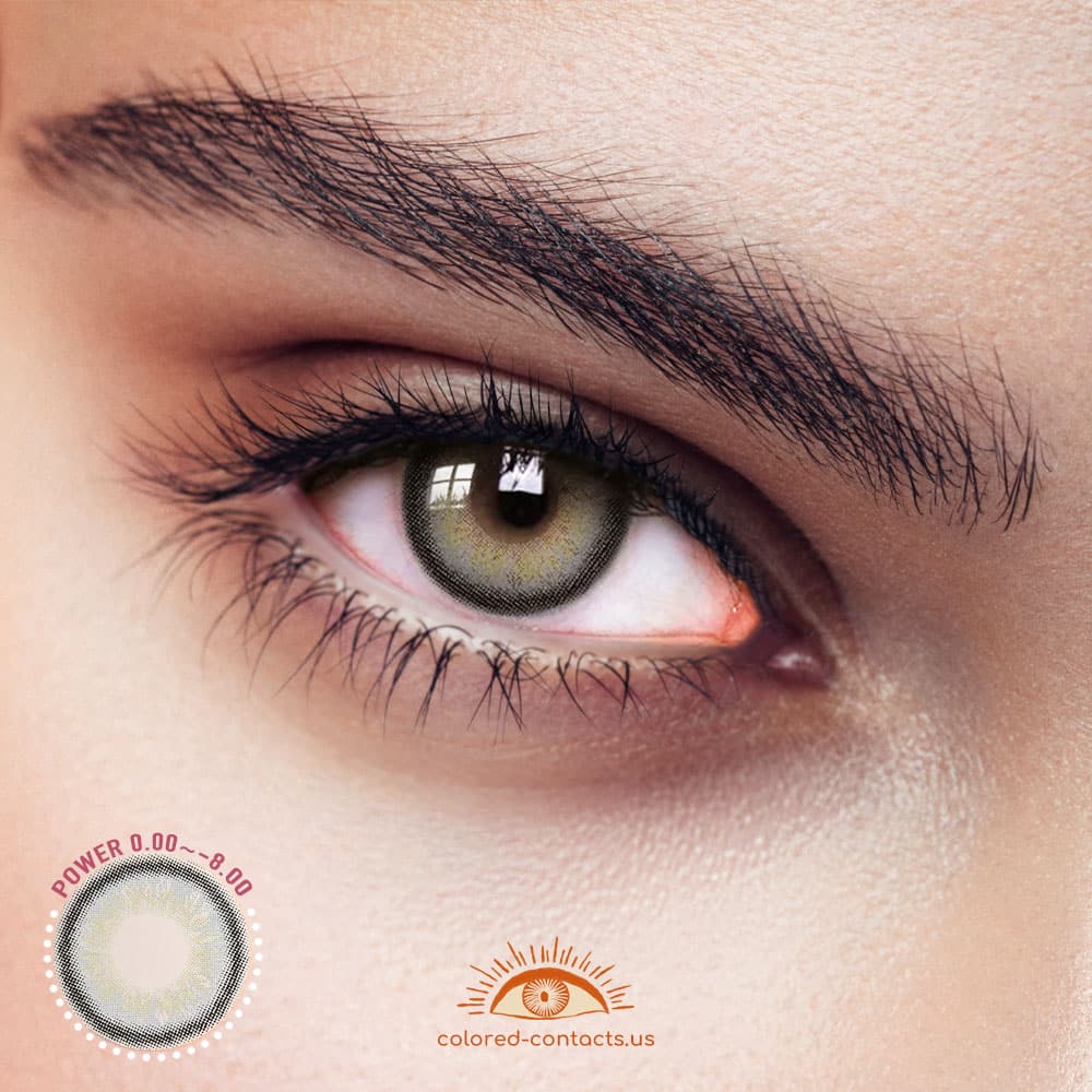 Mellow Grey Colored Contacts Monthly - image 1