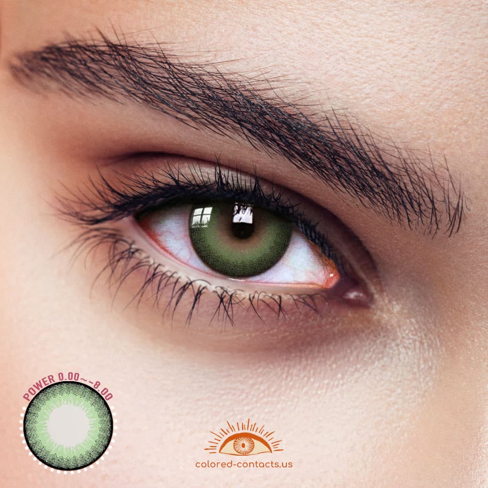 Menigo Green Colored Contacts - image 1