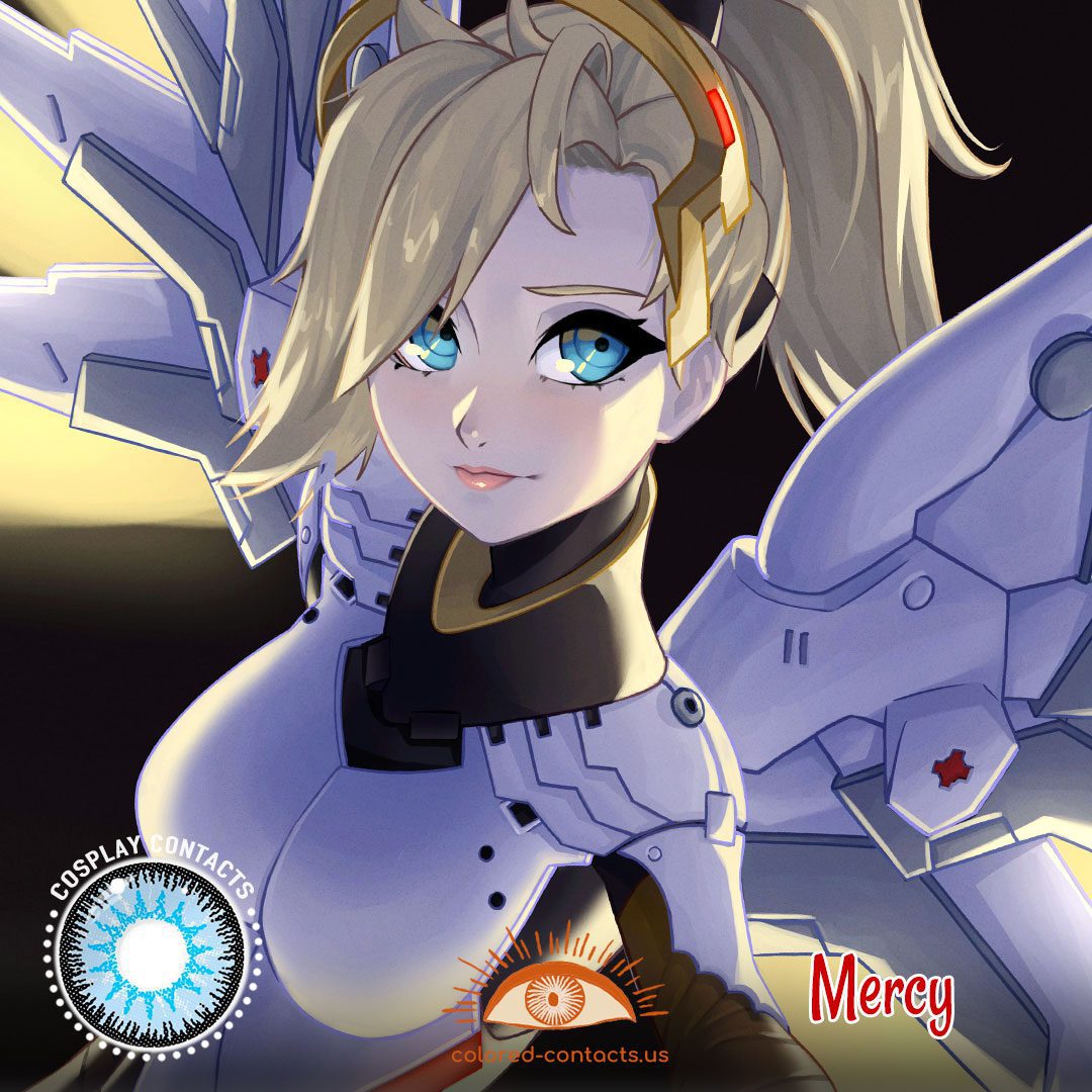 Mercy Cosplay Contact Lenses - image 1