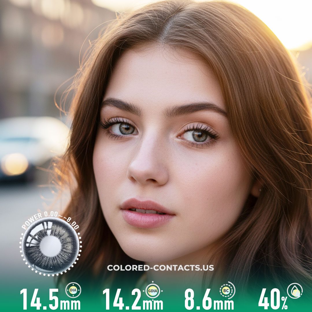 Midnight Frost Black Colored Contacts – Misty Mountain Edition – 10 Lenses - image 1
