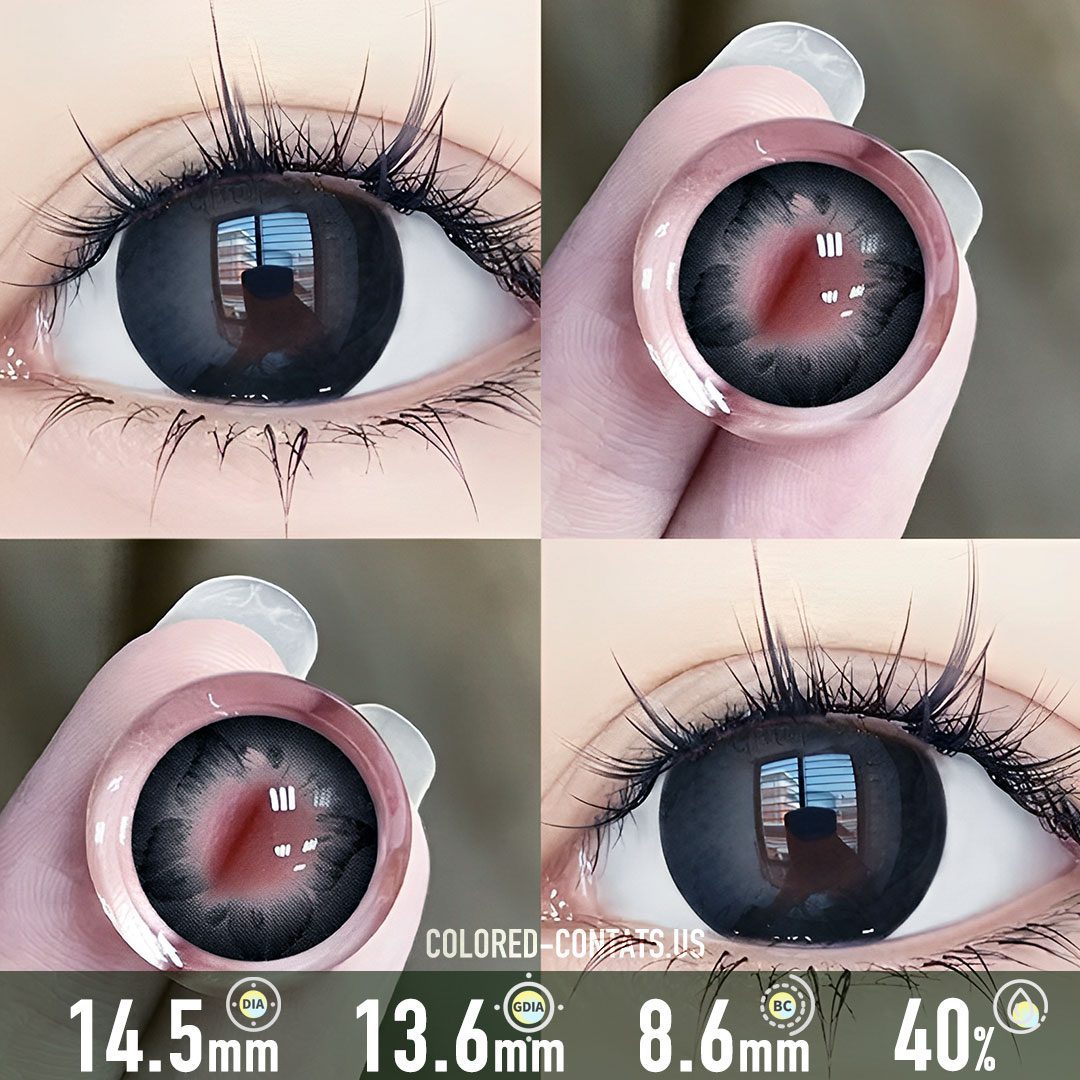 Midnight Monarch Pattern Contact Lenses - image 1