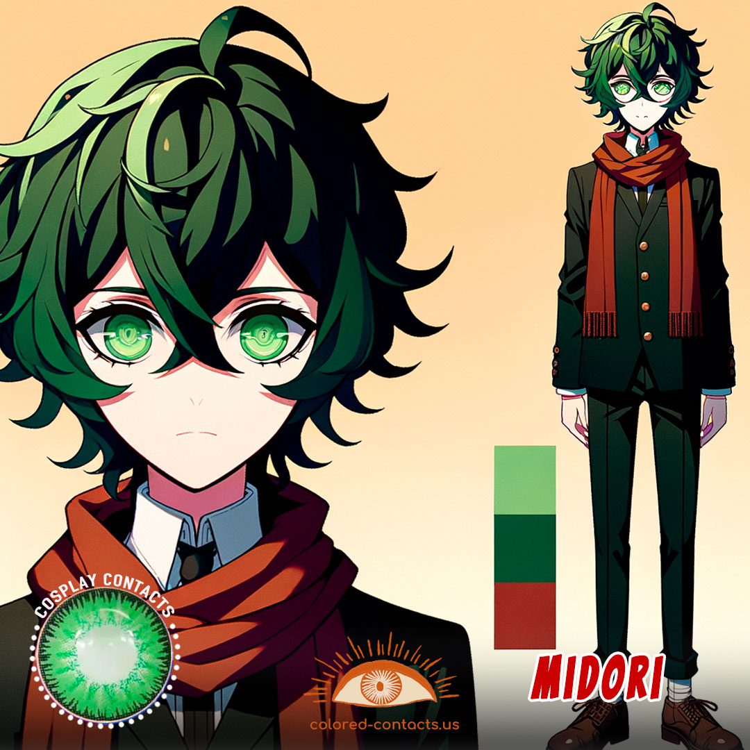 Midori Cosplay Contact Lenses - image 1