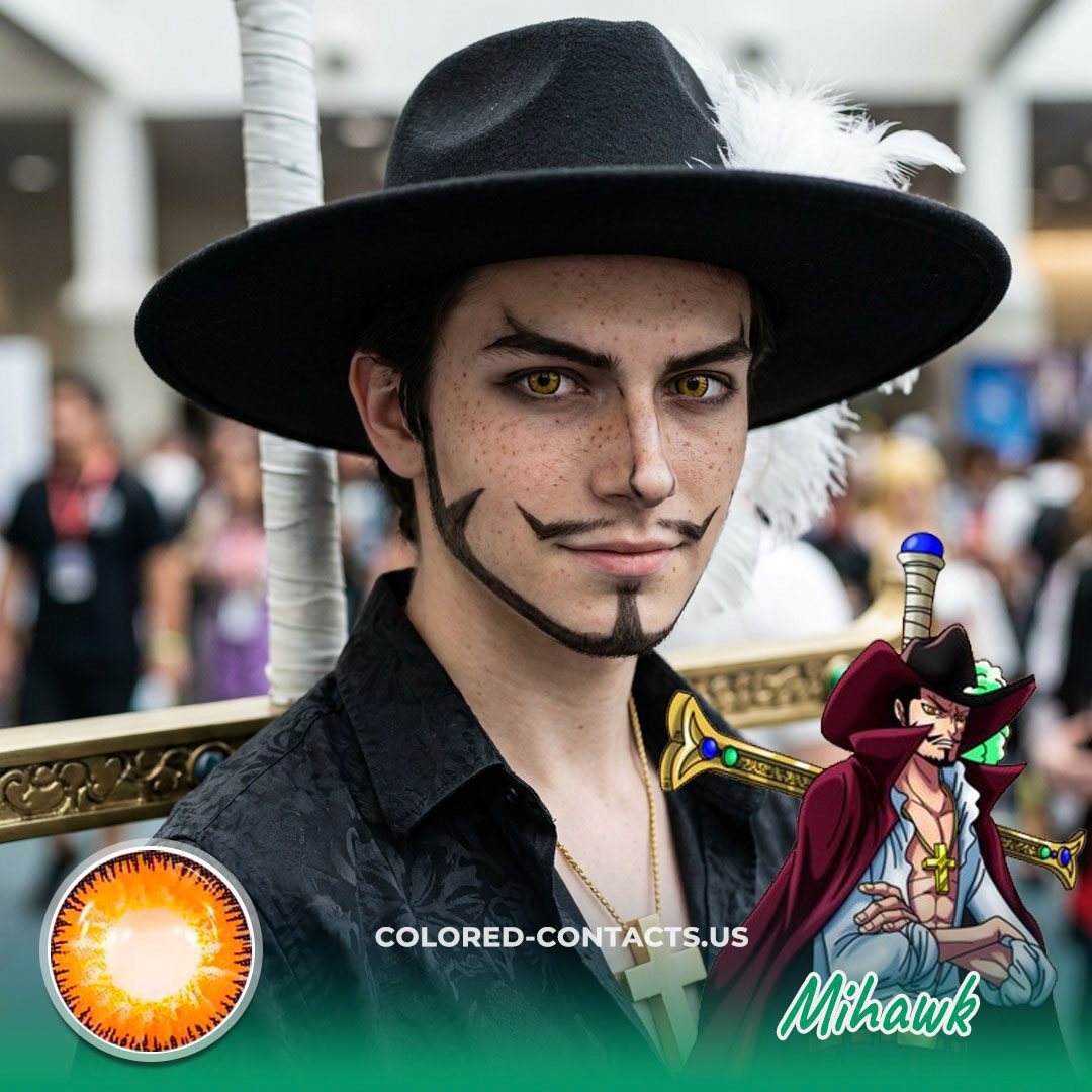 Mihawk Cosplay Contact Lenses - image 1