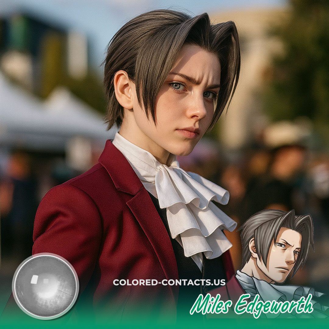 Miles Edgeworth Cosplay Contact Lenses - image 1