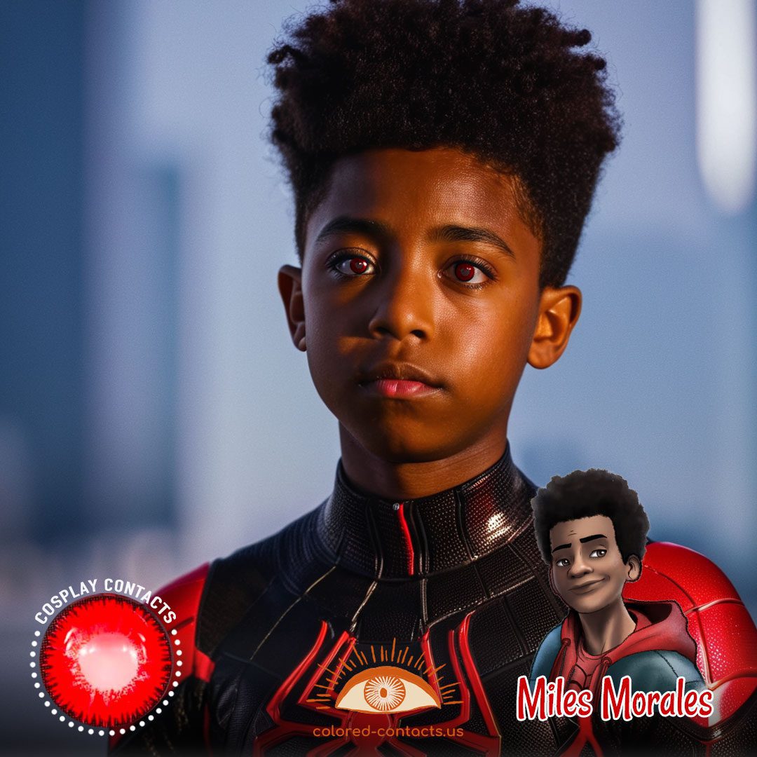 Miles Morales Cosplay Contact Lenses - image 1