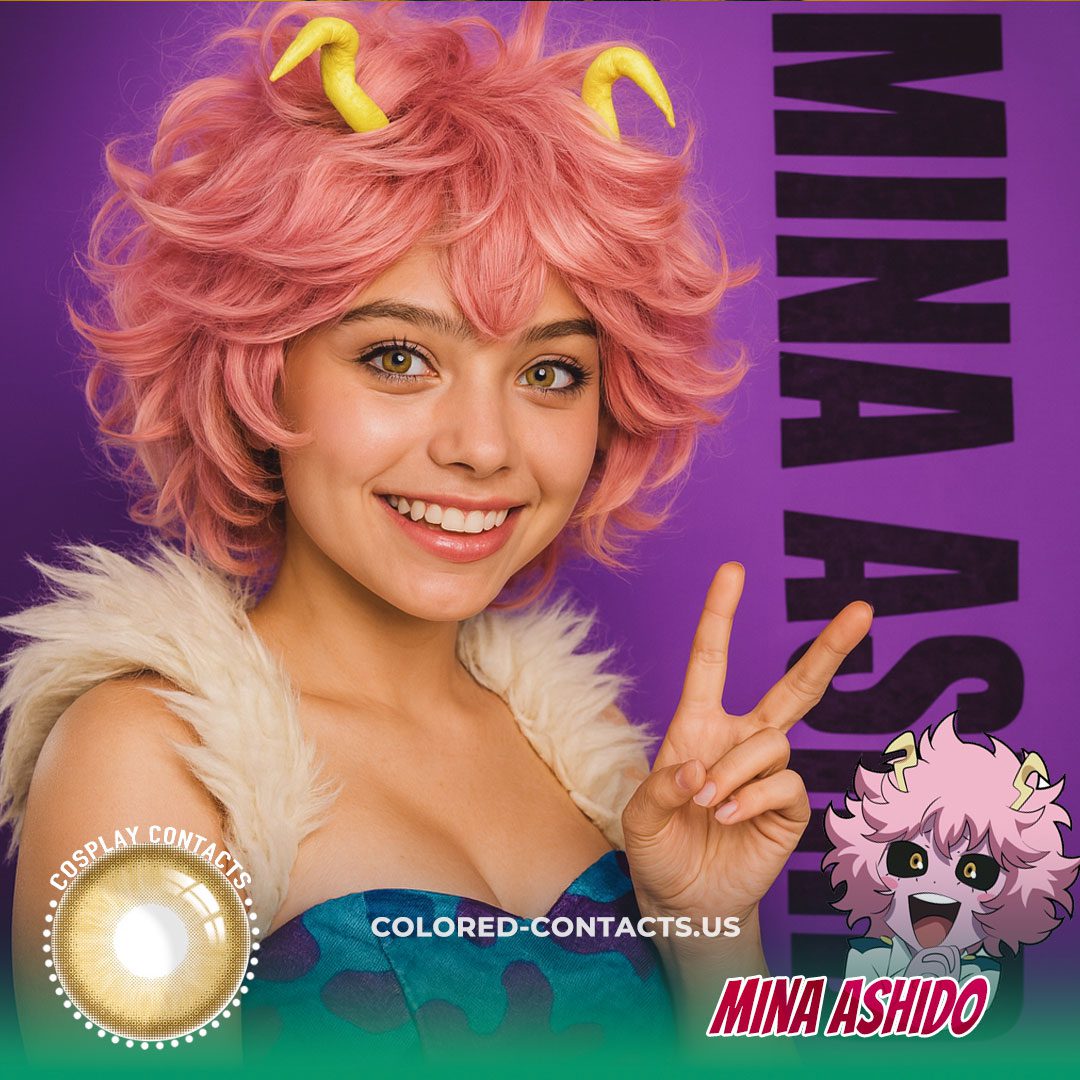 Mina Ashido Cosplay Contact Lenses - image 1