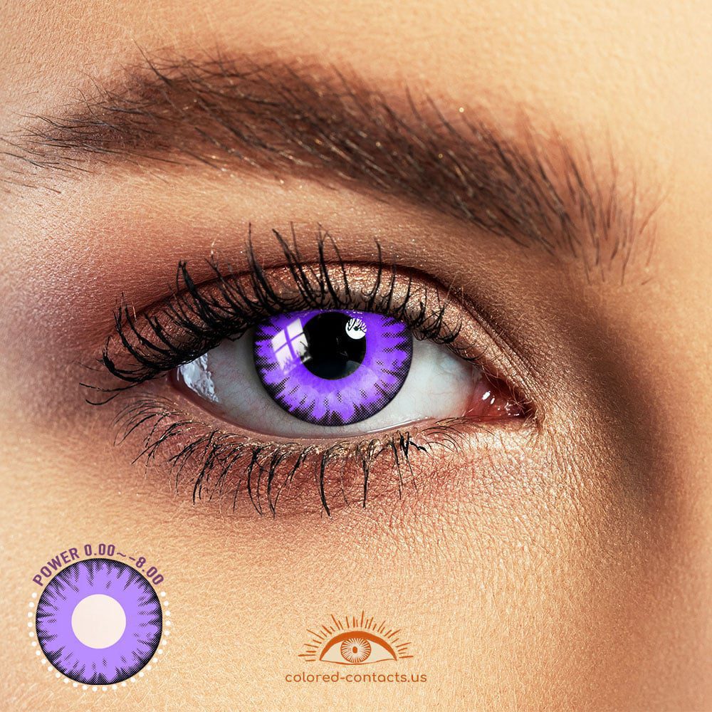 Miracle Purple Halloween Contacts - image 1