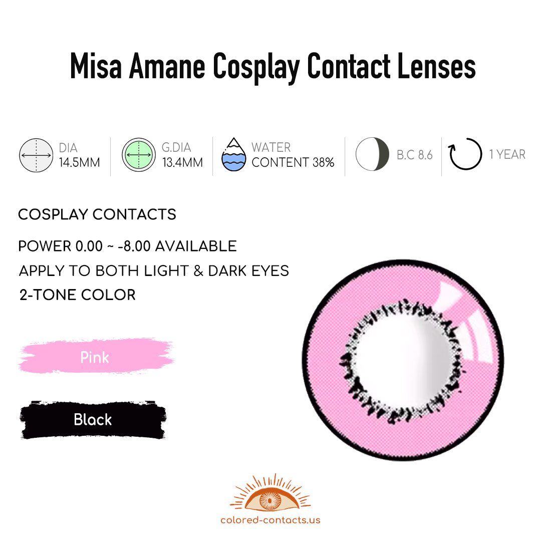 Misa Amane Cosplay Contact Lenses - thumbnail 3