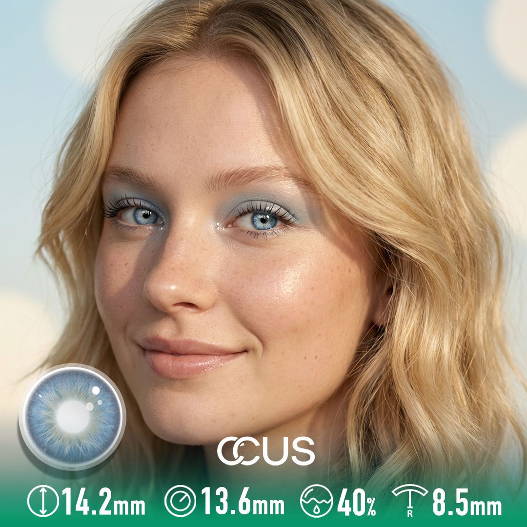 Misty Blue Mixed-Blood Lens - image 1