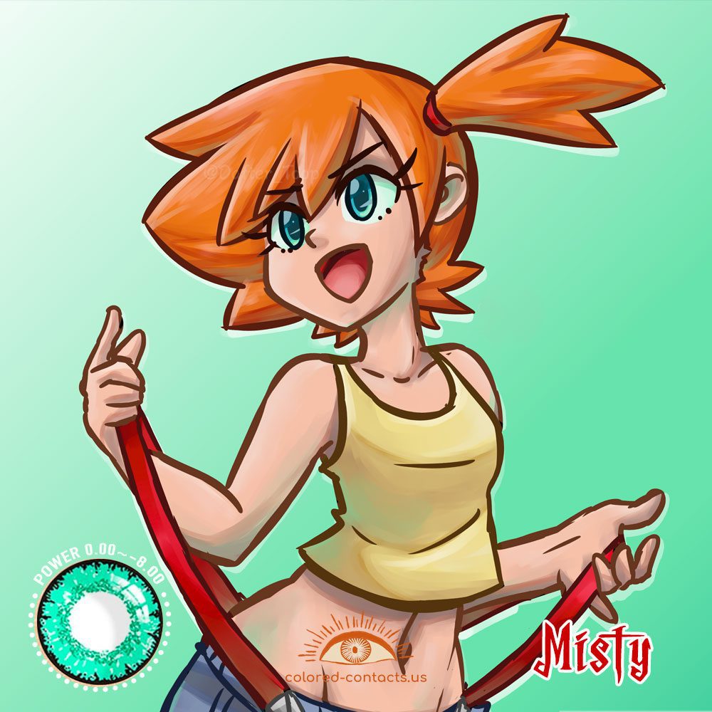 Misty Cosplay Contact Lenses - image 1