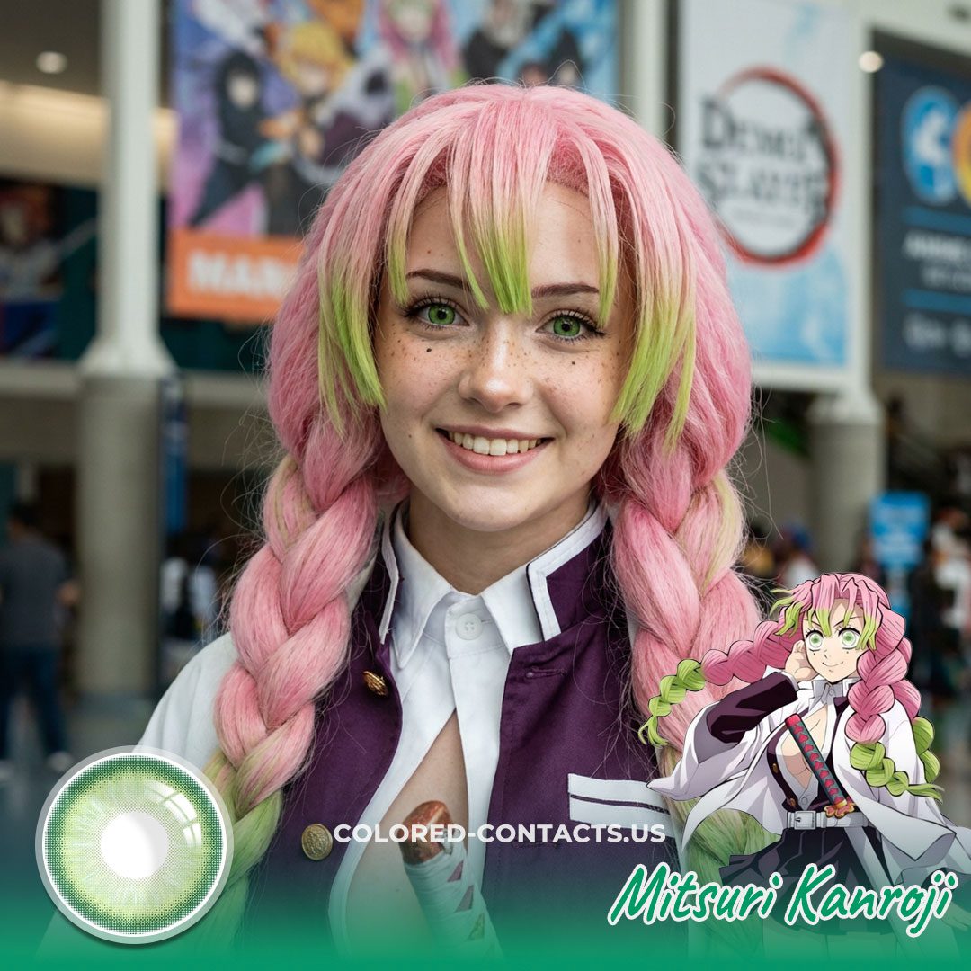 Mitsuri Kanroji Cosplay Contact Lenses - image 1