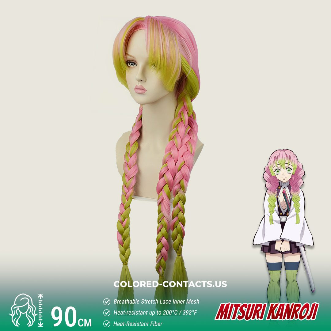 Mitsuri Kanroji Cosplay Wig - image 1