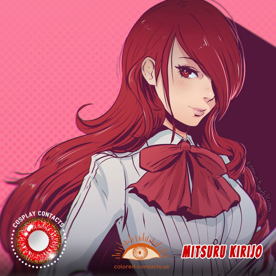 Persona 3 : Mitsuru Kirijo Cosplay Contact Lenses - image 1