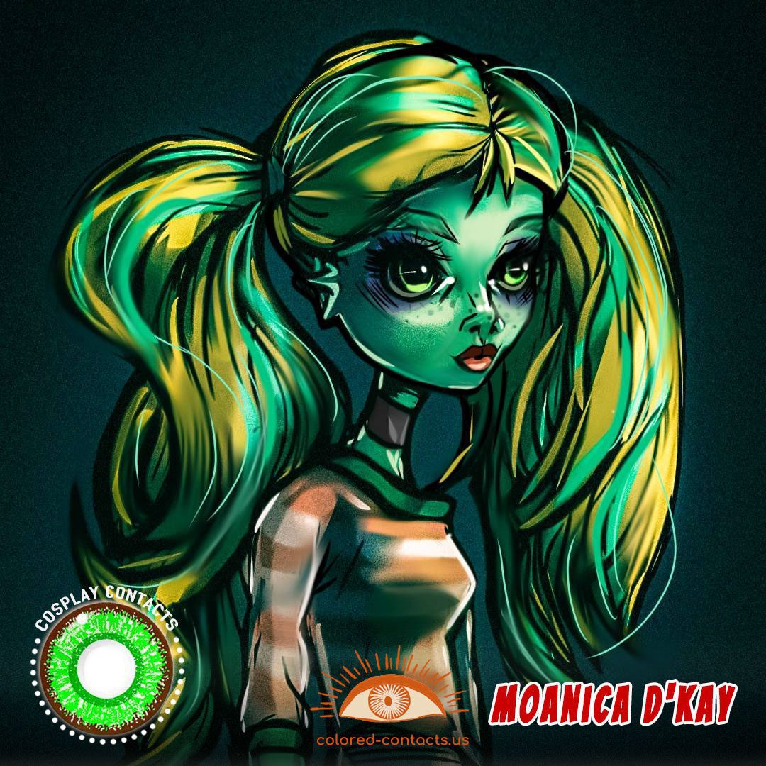 Monster High : Moanica D’Kay Cosplay Contact Lenses - image 1