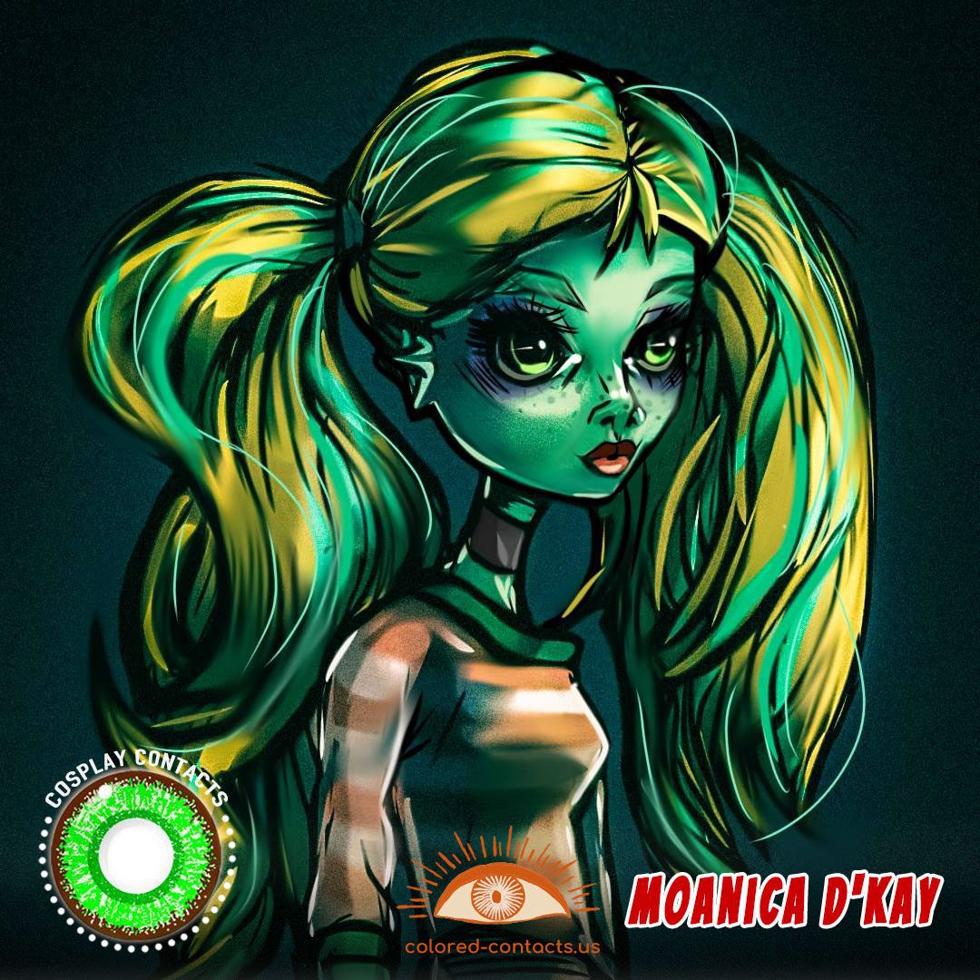 Monster High : Moanica D'Kay Cosplay Contact Lenses - image 1