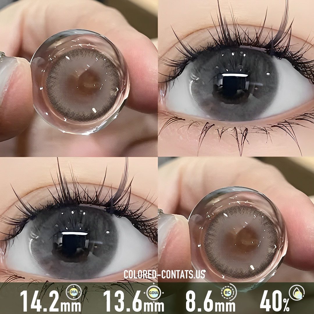 Mocha Dust Brown Contact Lenses - image 1