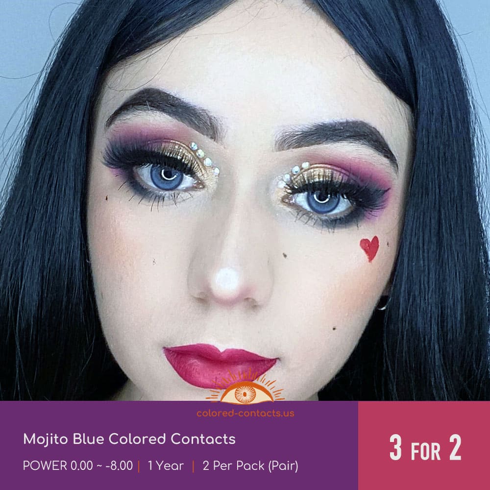 Mojito Blue Colored Contacts - thumbnail 2