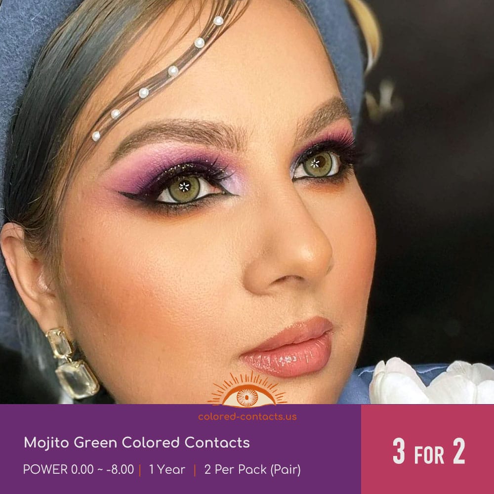 Mojito Green Colored Contacts - thumbnail 2