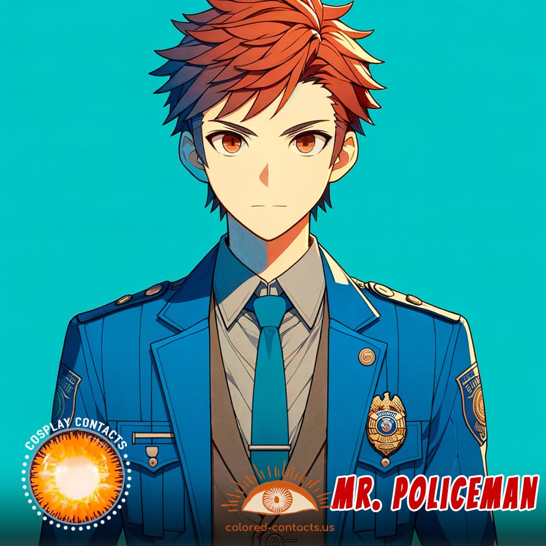Mr. Policeman Cosplay Contact Lenses - image 1