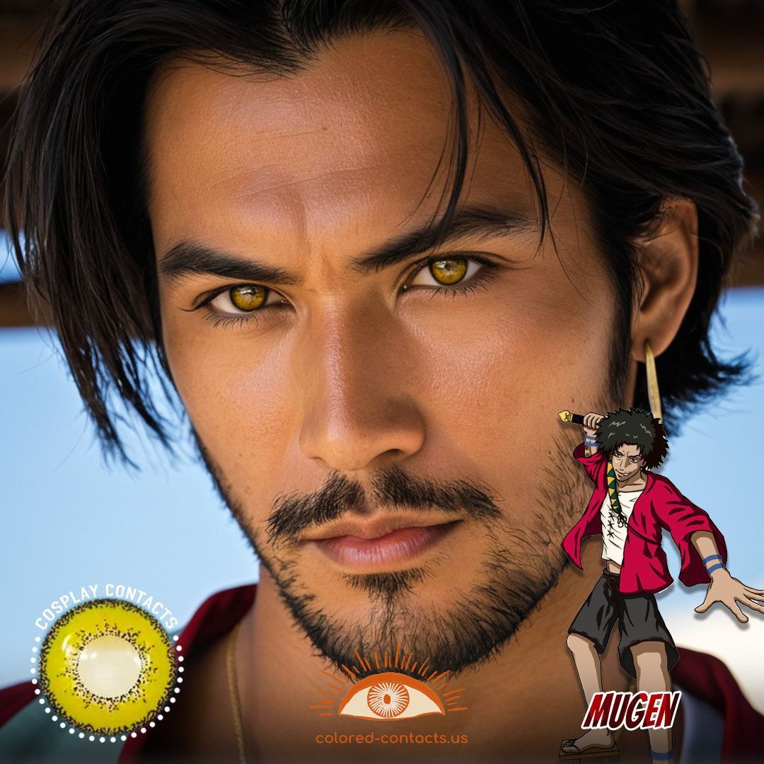 Samurai Champloo: Mugen Cosplay Brown Contact Lenses - image 1