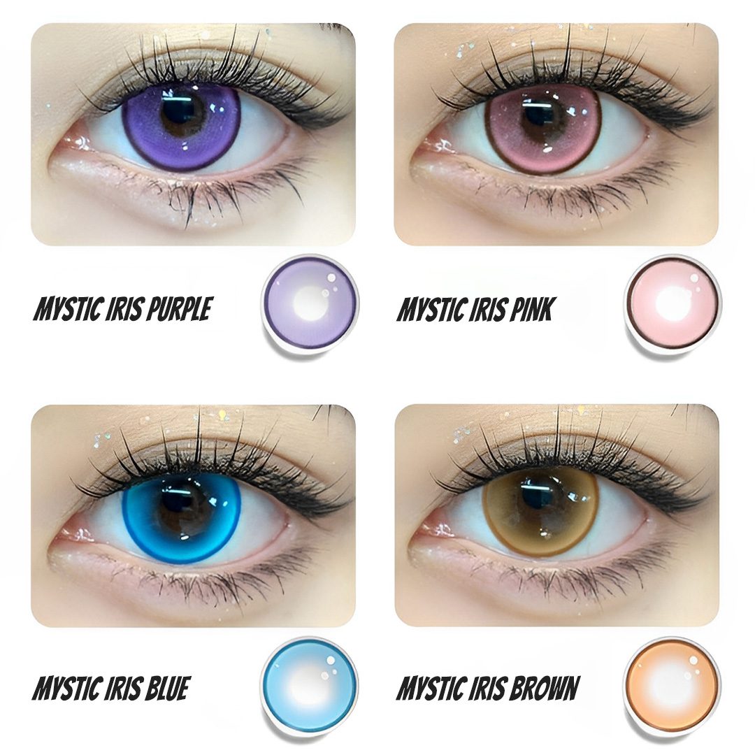 Mystic Iris Purple Contact Lenses - 10PCs - thumbnail 2