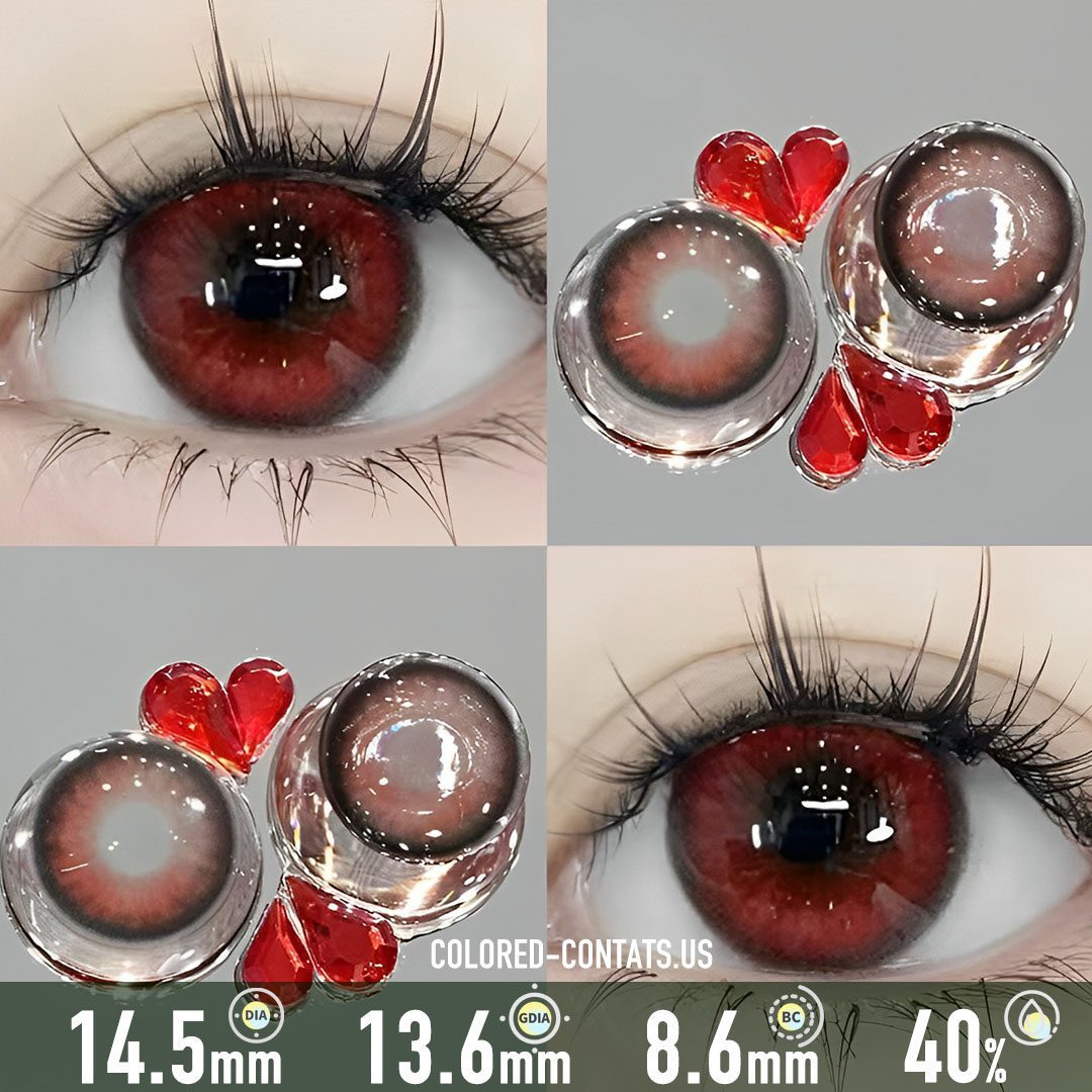 Mystical Tower Rose Contact Lenses - image 1