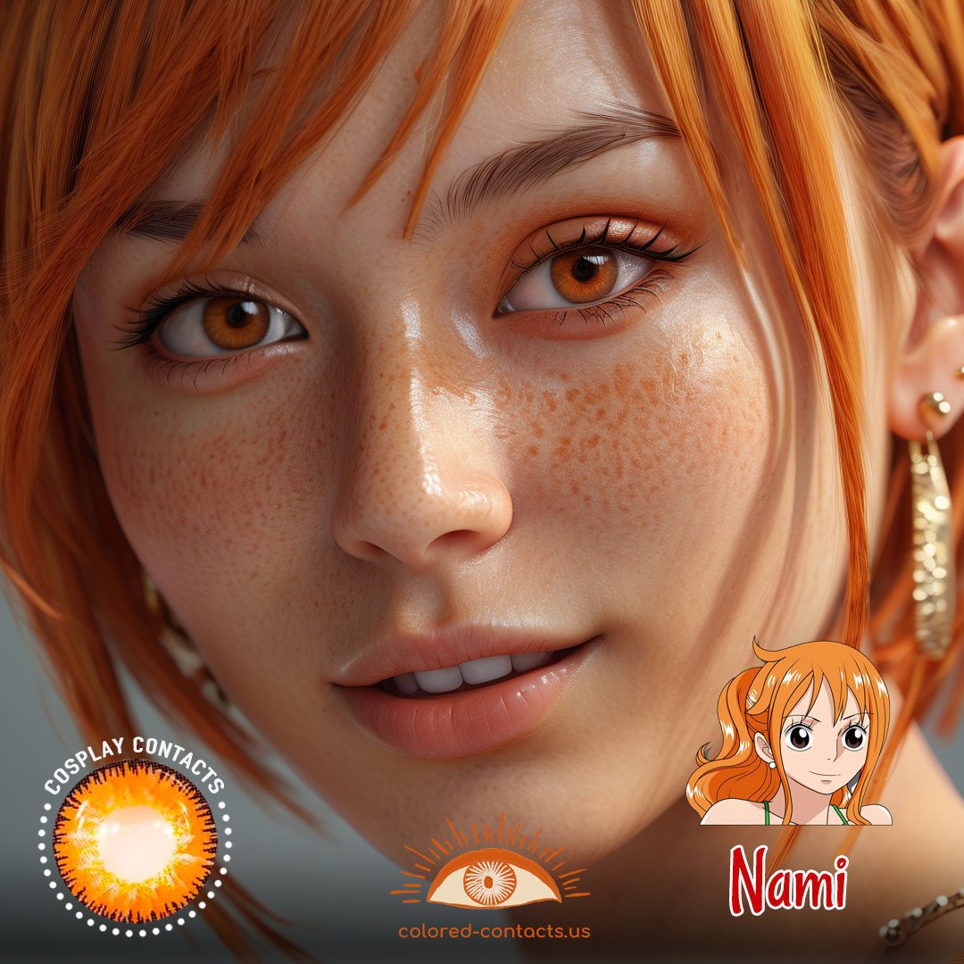 Nami Cosplay Contact Lenses - image 1