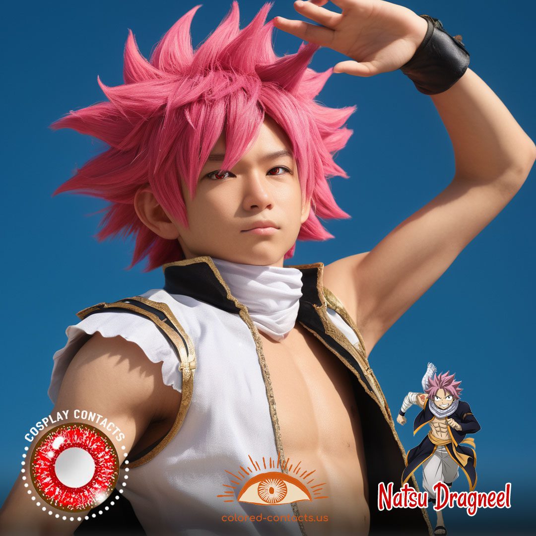 Fairy Tail: Natsu Dragneel Cosplay Contact Lenses - image 1