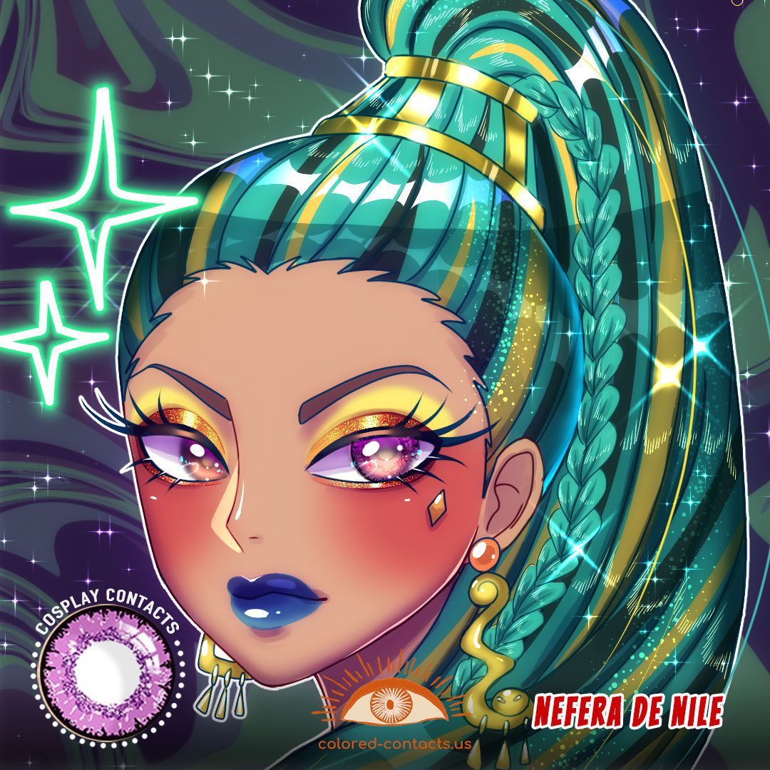 Monster High : Nefera de Nile Cosplay Contact Lenses - image 1