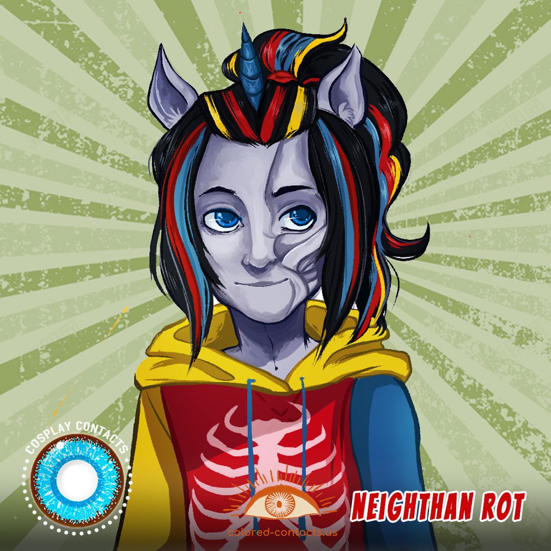 Monster High : Neighthan Rot Cosplay Contact Lenses - image 1