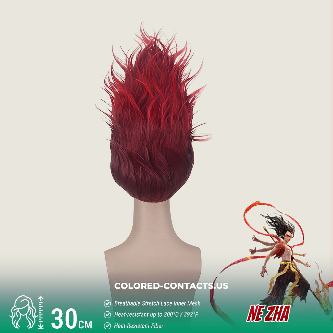 Ne Zha Cosplay Wig - thumbnail 6