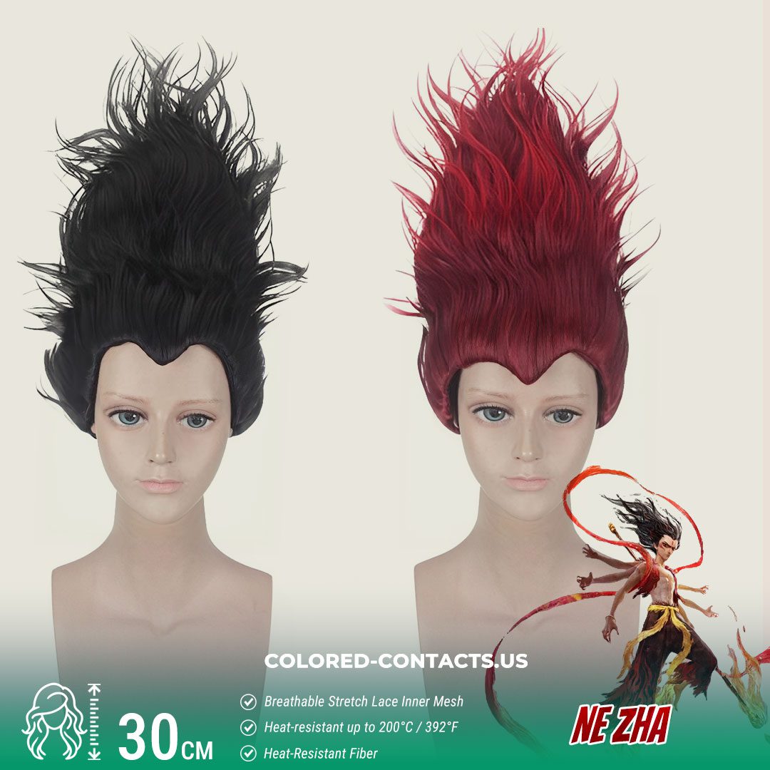 Ne Zha Cosplay Wig - thumbnail 4